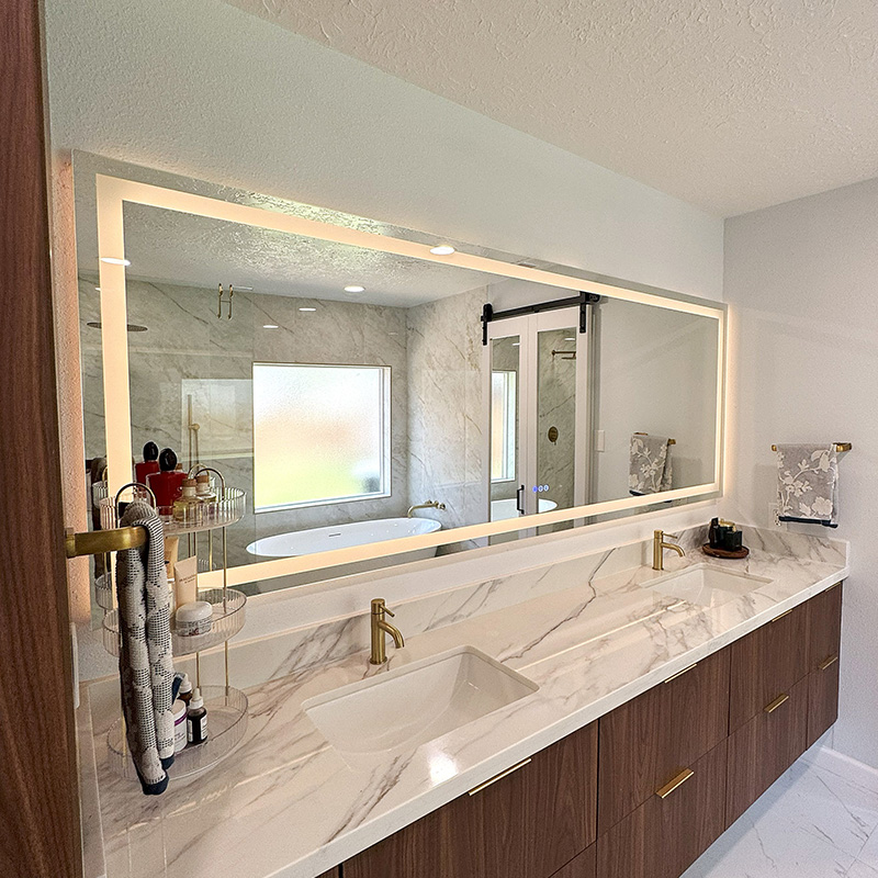 Renovated Bathroom Vanity and Sinks